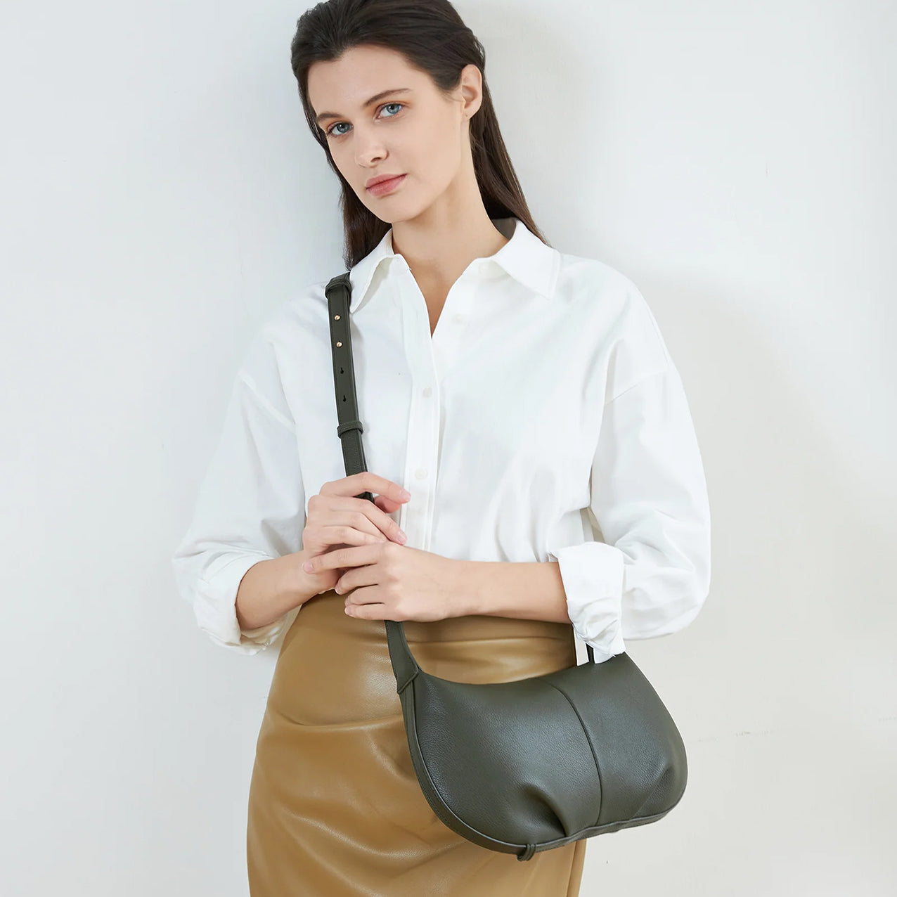 Olivia Shoulder Bag Olive