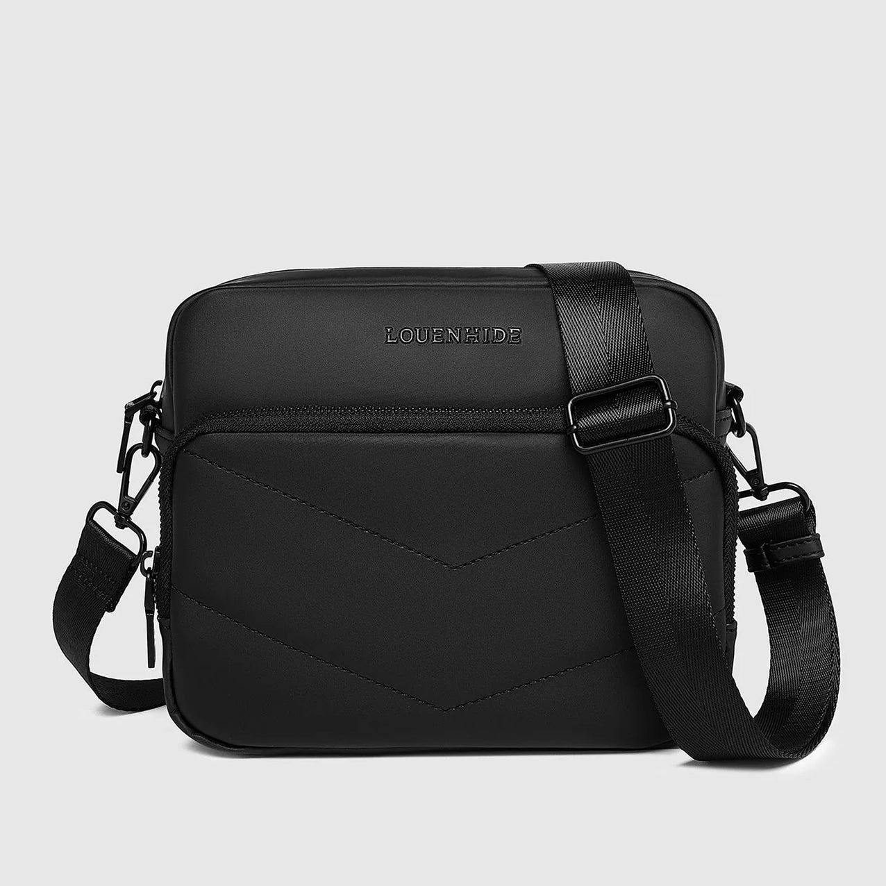 Louenhide London Camera Crossbody Bag Black
