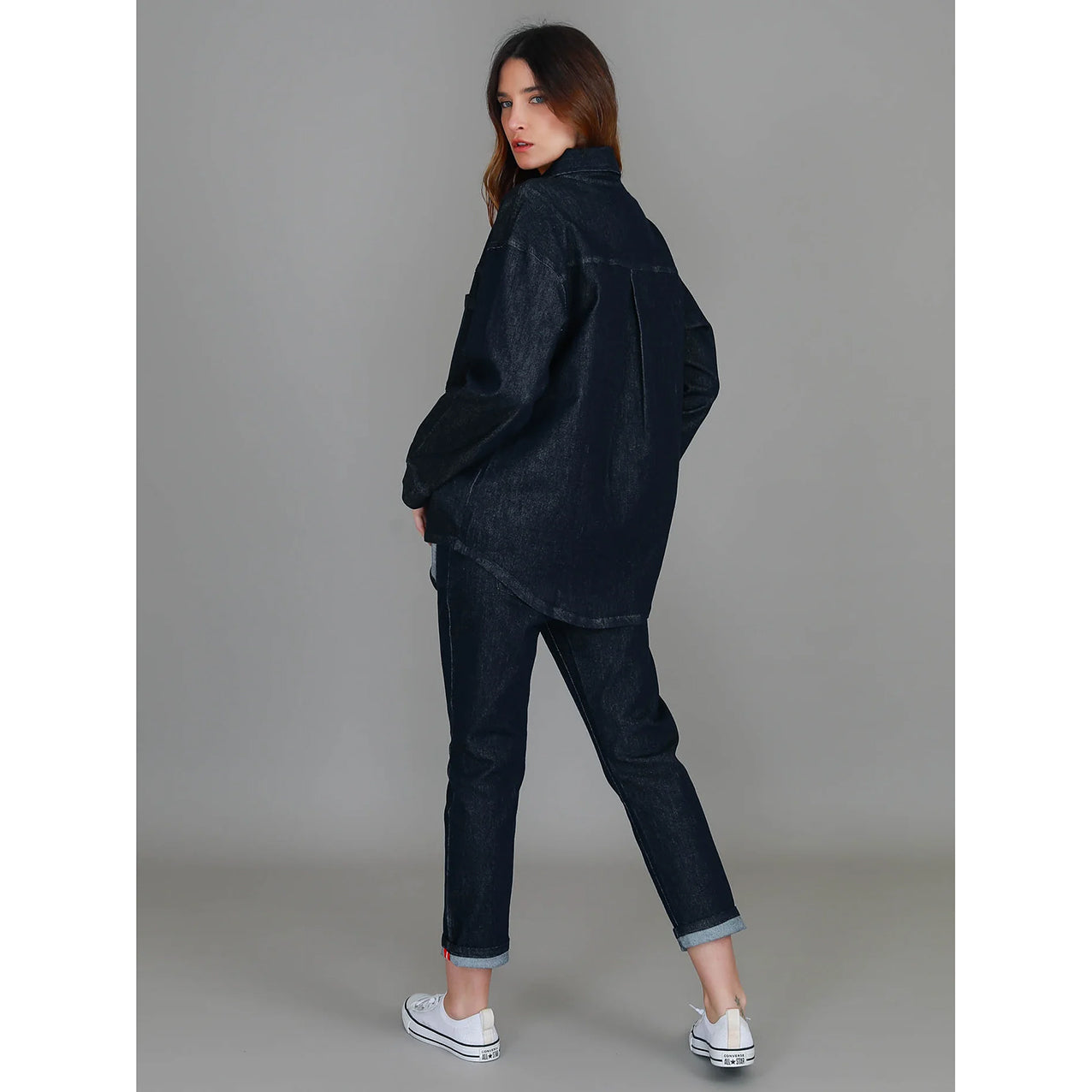 Berwick Dark Denim Shacket