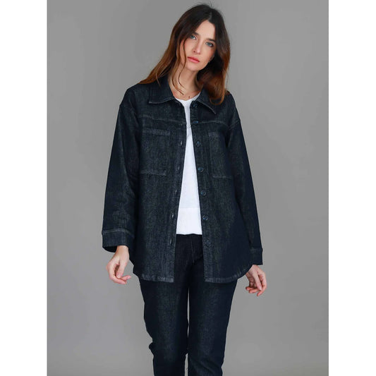 Berwick Dark Denim Shacket