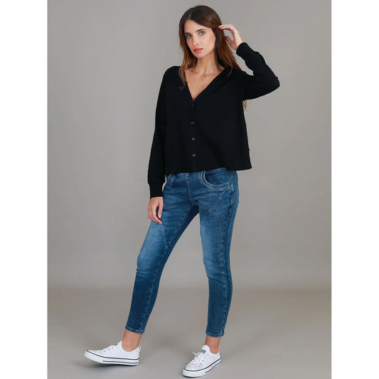 Vienne Long Sleeve Cardigan Black