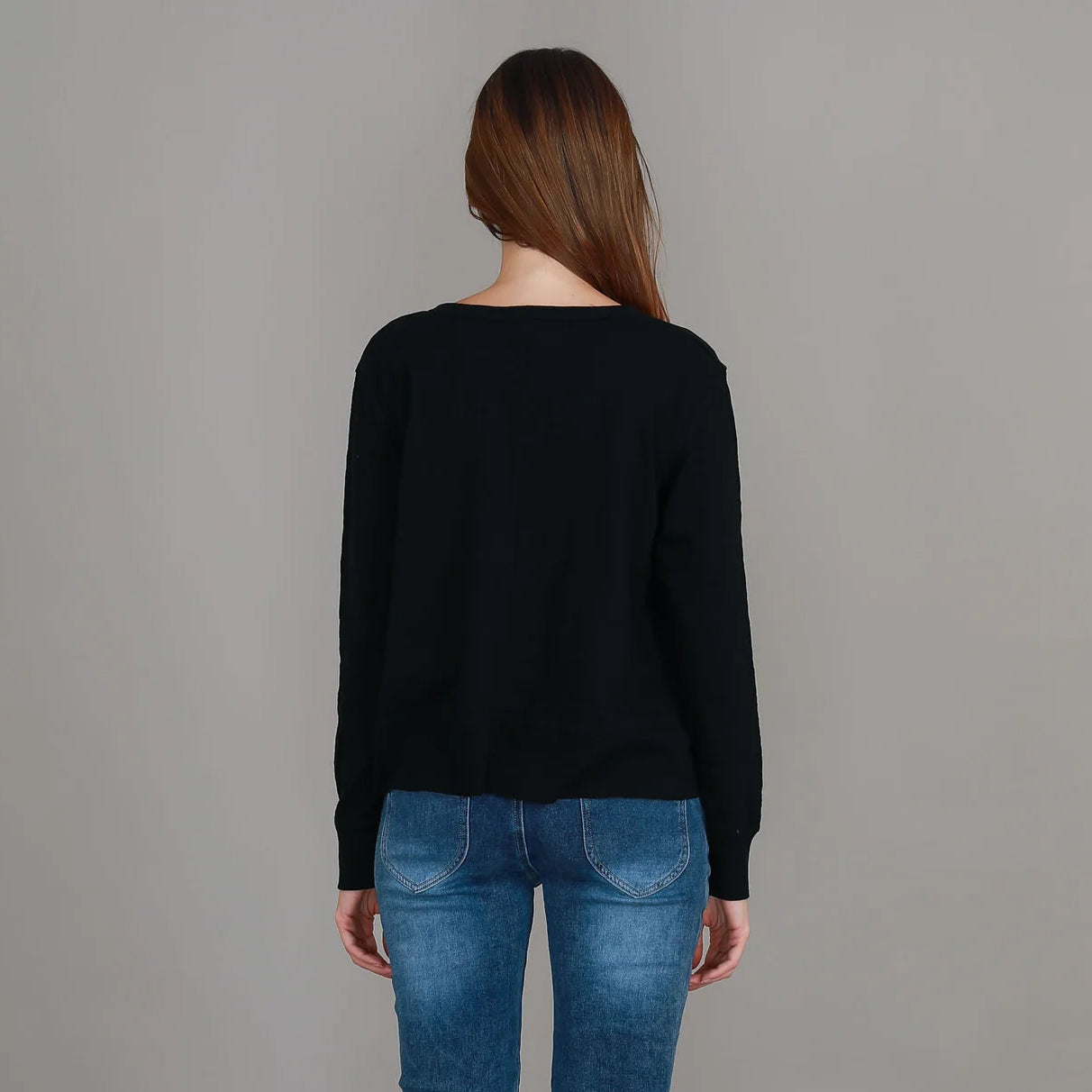 Vienne Long Sleeve Cardigan Black