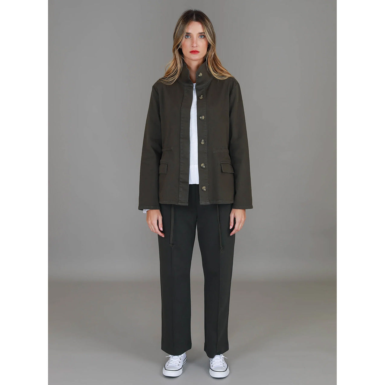 Courtney Utility Jacket Moss