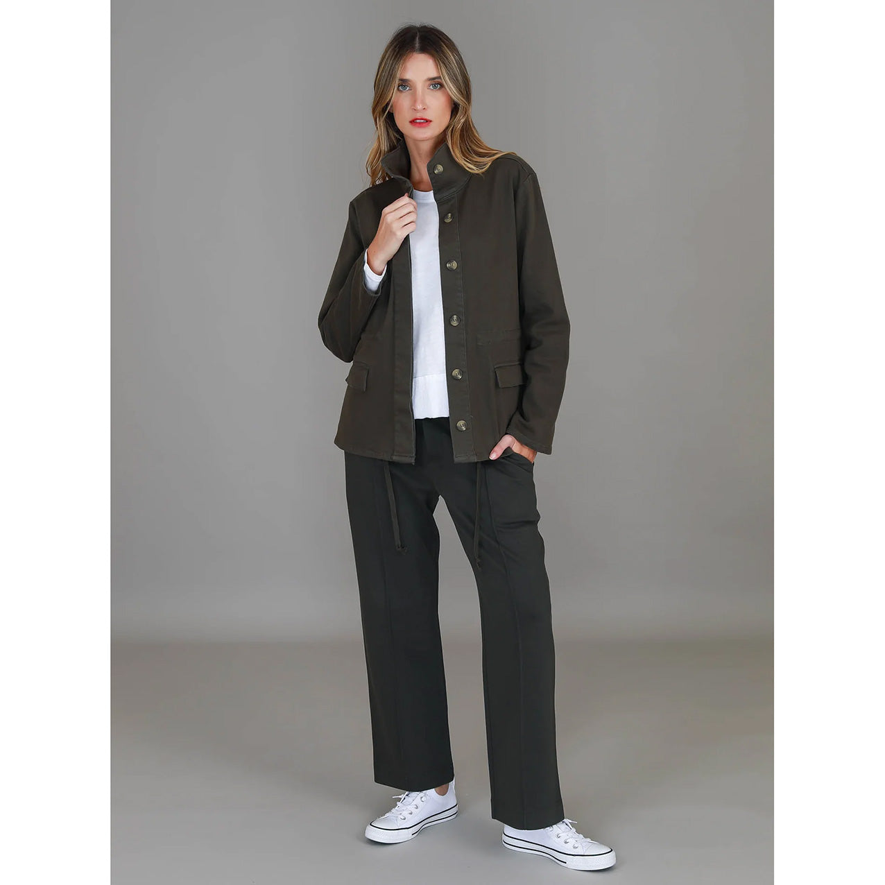 Courtney Utility Jacket Moss