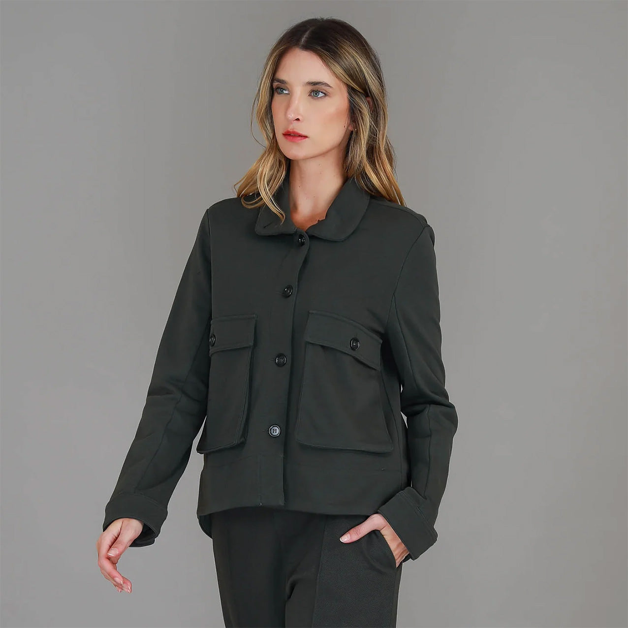 Caroll Utility Jacket Khaki