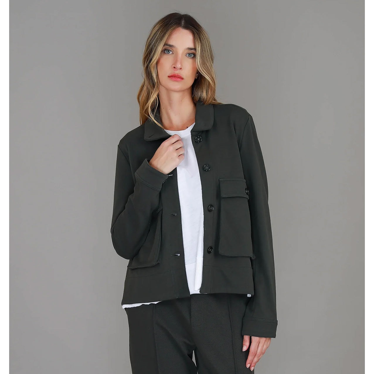 Caroll Utility Jacket Khaki