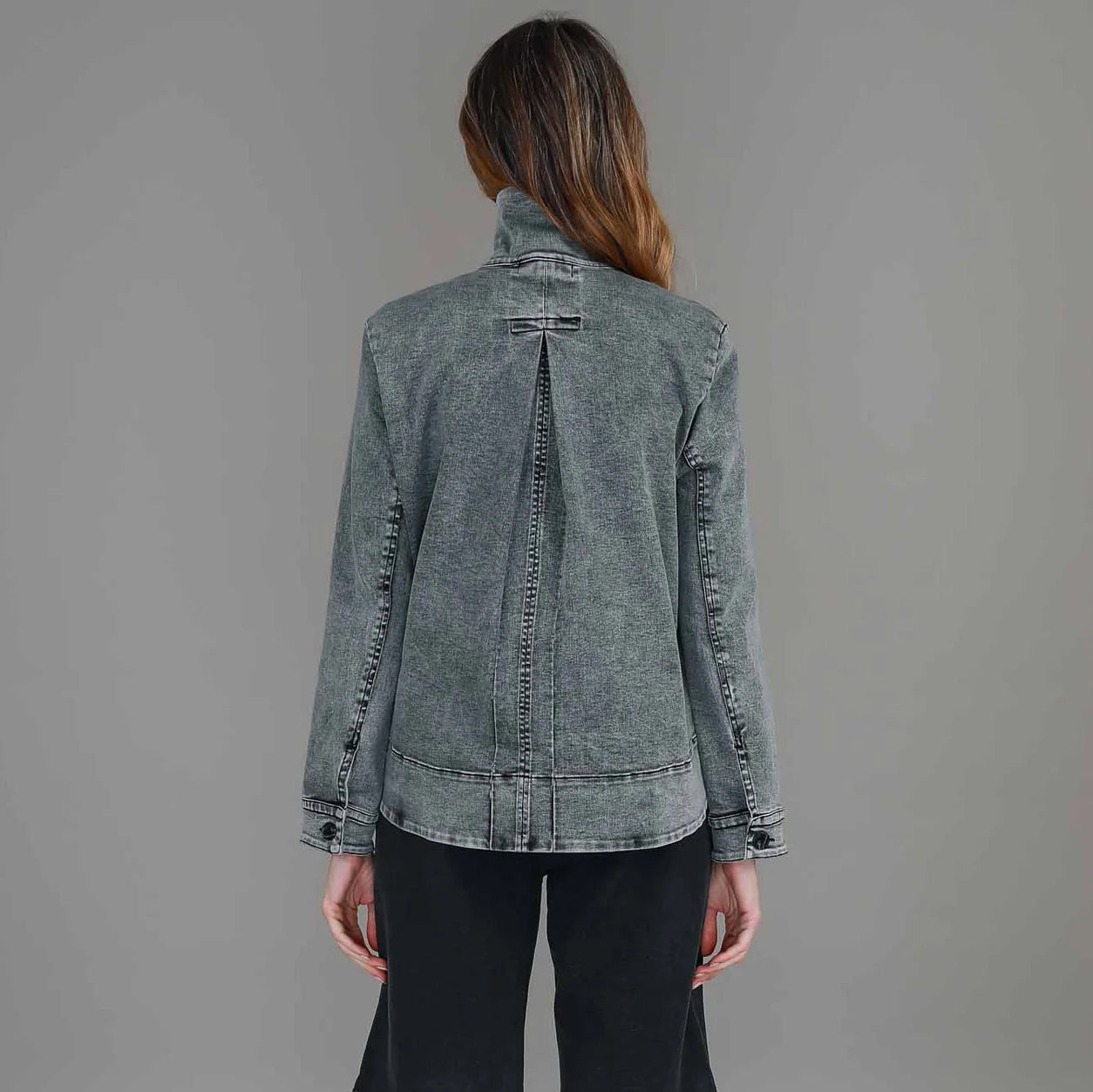 Caroll Denim Jacket Wash Black