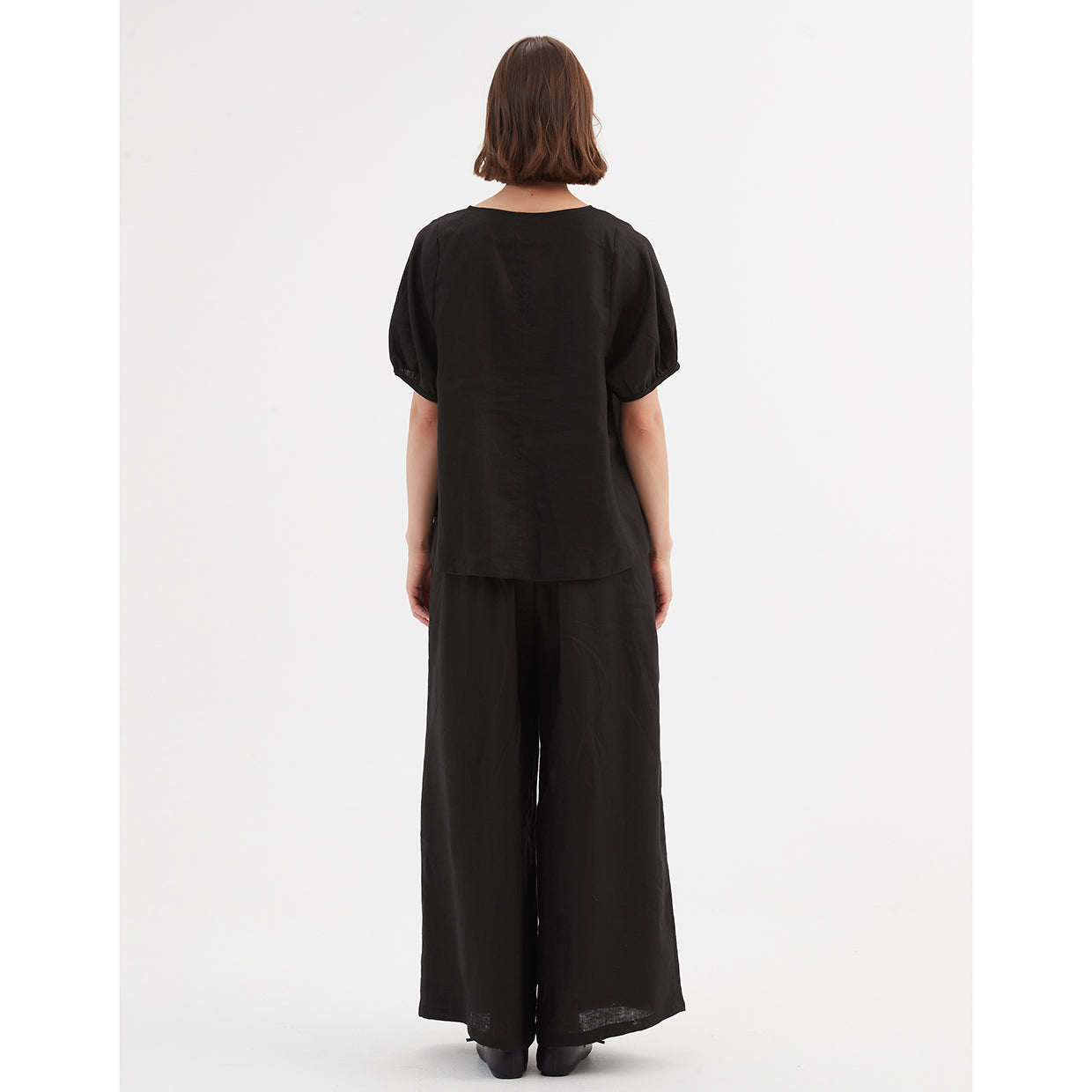 Bishop Sleeve Top Black
