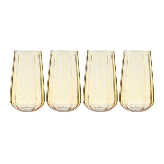 Capri Lemon Highball Tumbler 4pk