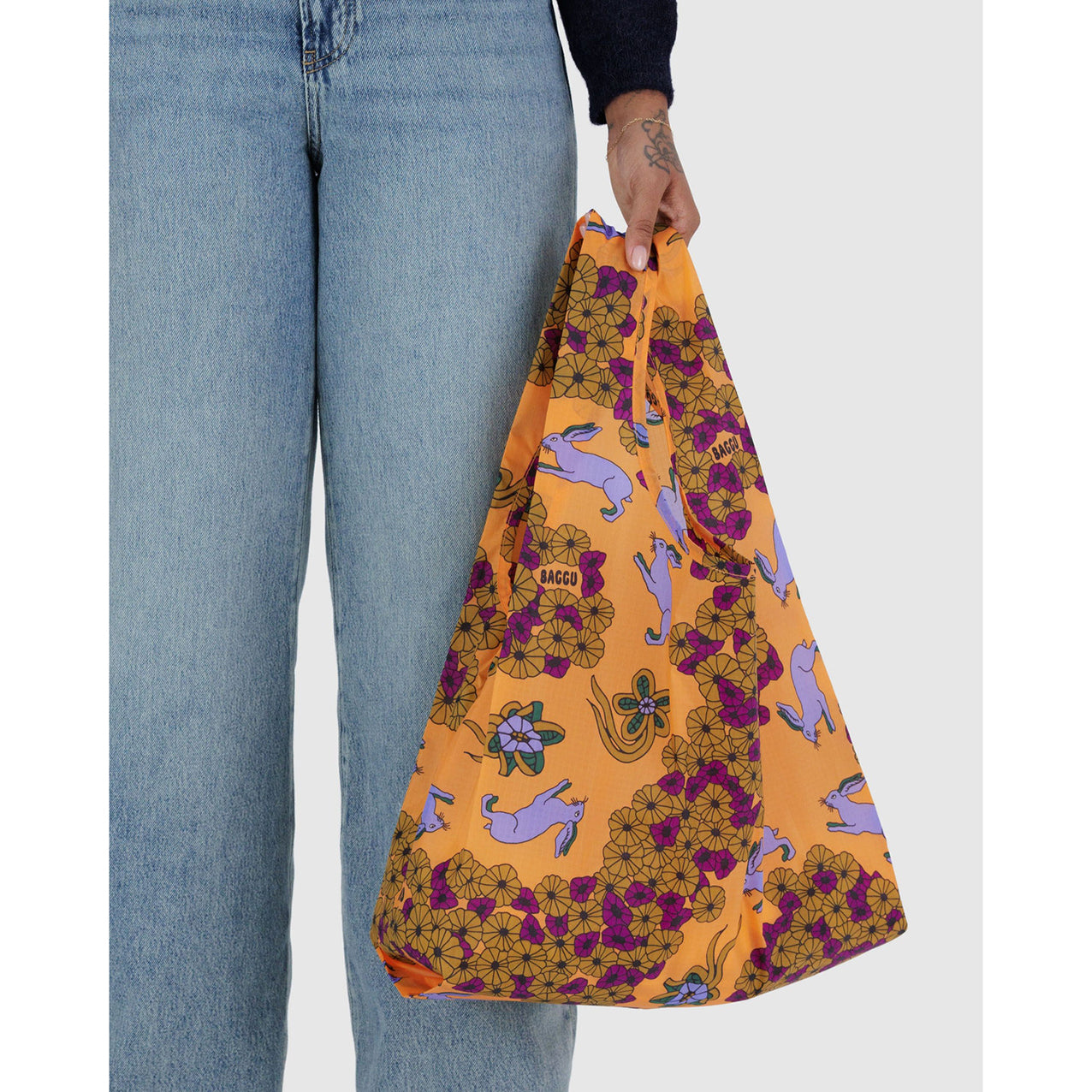 Reuseable Baggu Bag Wild Rabbit