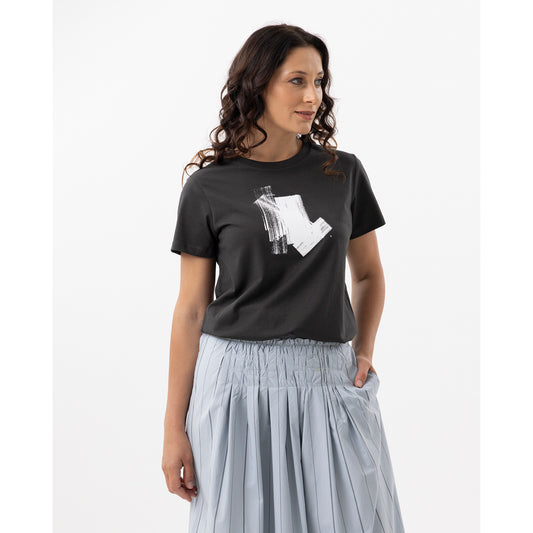 Sunset Echo Tee Black
