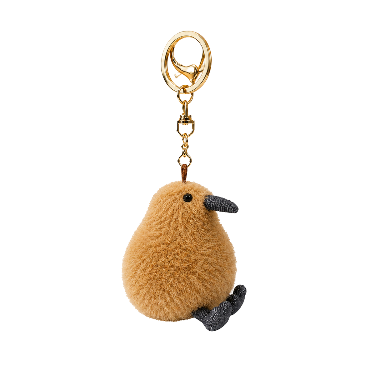 Koko the Kiwi Bag Charm Brown