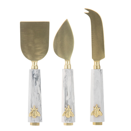 Tempa Modern Bee 3pc cheese knife set
