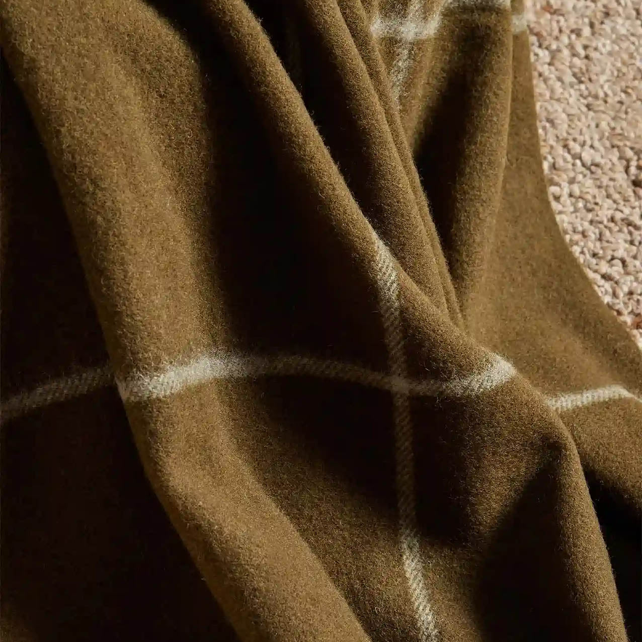 Ranfurly Kelp Wool Throw 140x240cm
