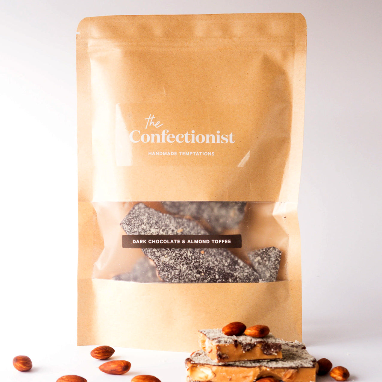 Dark Chocolate Almond Toffee