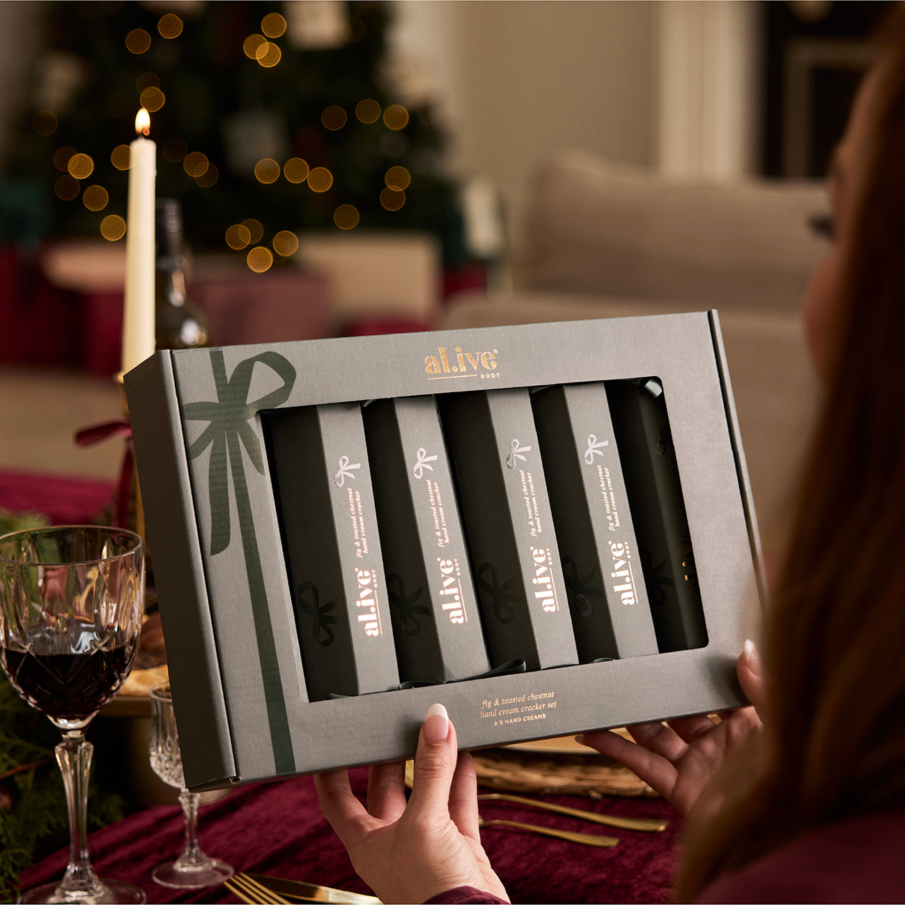 Hand Cream Cracker Set Fig & Toasted Chestnut