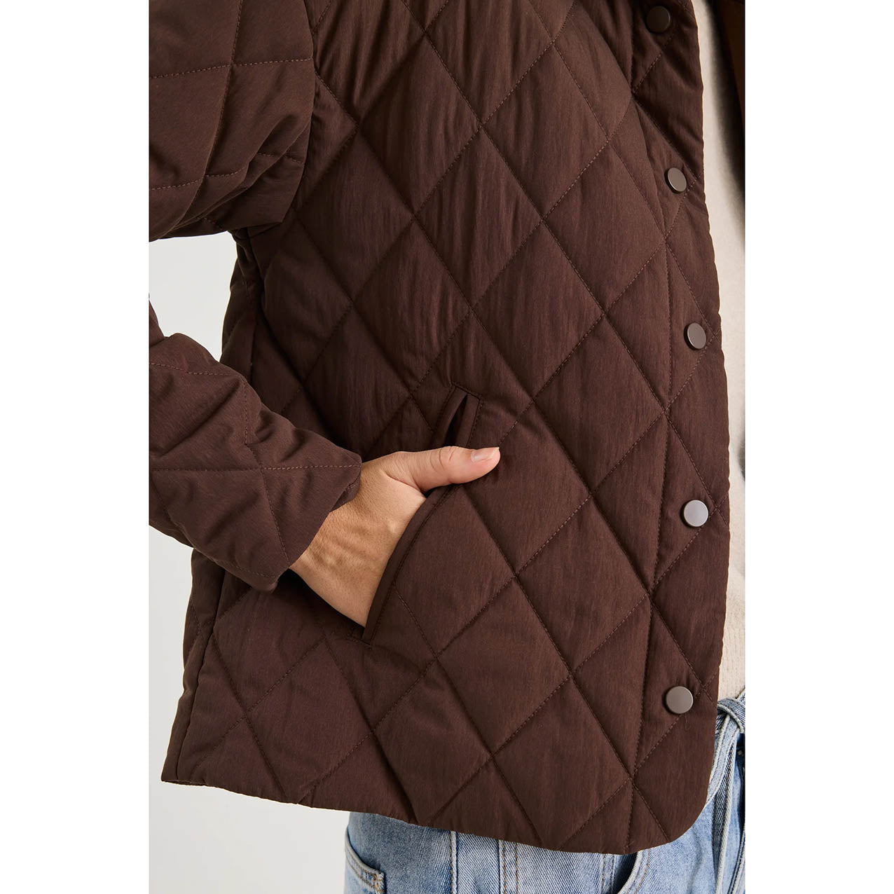 Absolute Chocolate Quilted Jacket