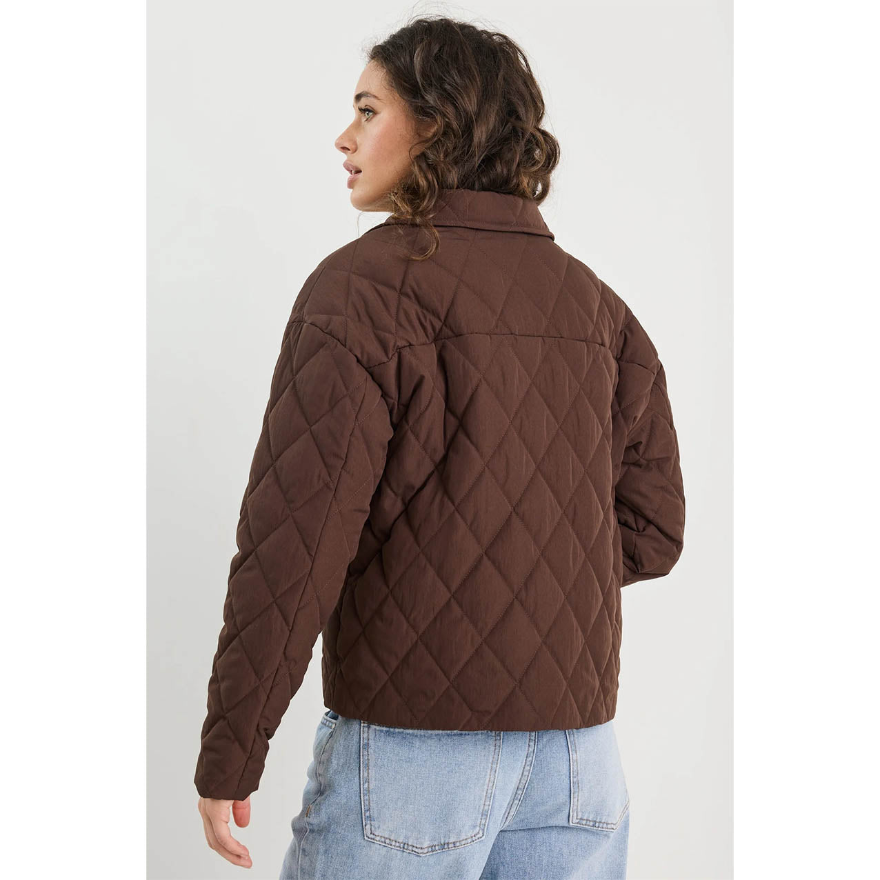 Absolute Chocolate Quilted Jacket