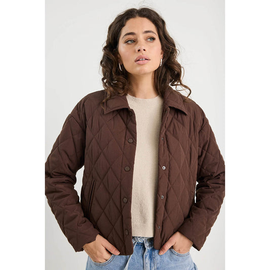 Absolute Chocolate Quilted Jacket
