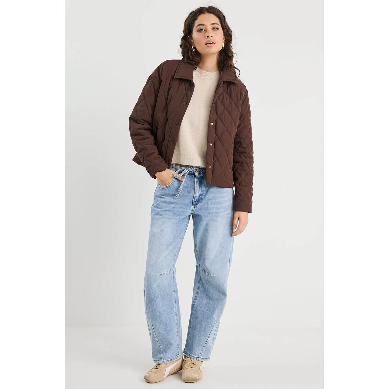 Absolute Chocolate Quilted Jacket