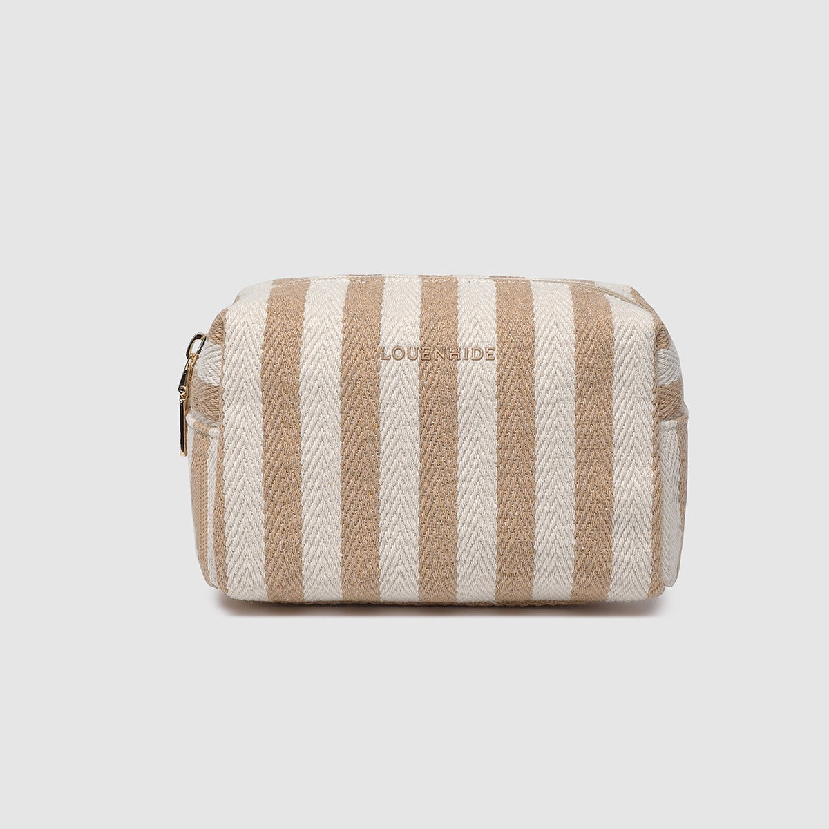 Addi Pouch Beige Stripe