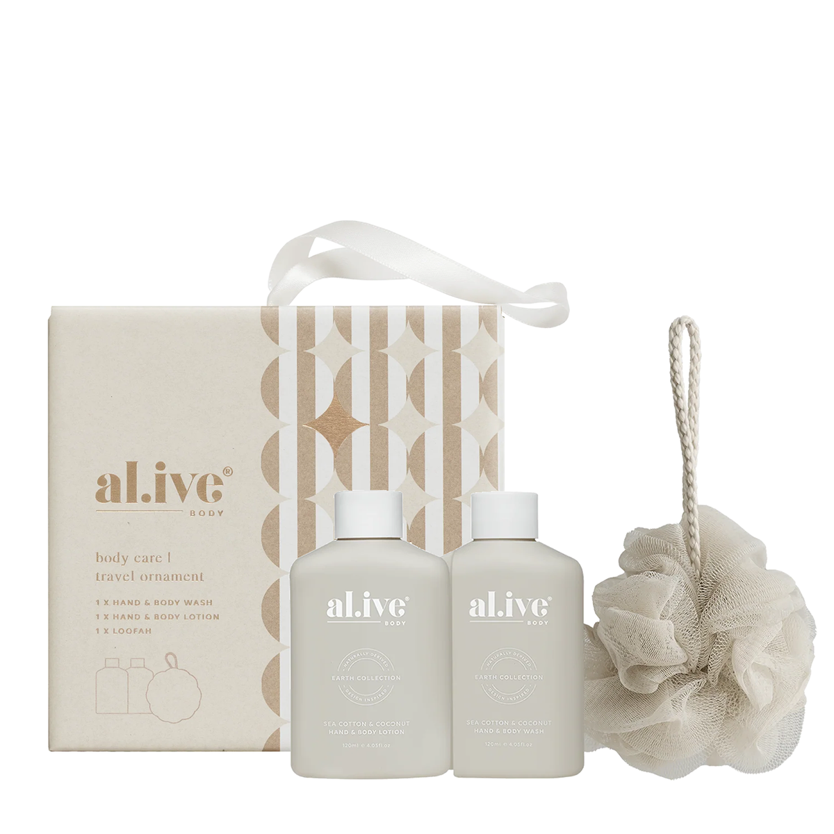 Holiday Body Care Travel Set Sea Cotton & Coconut