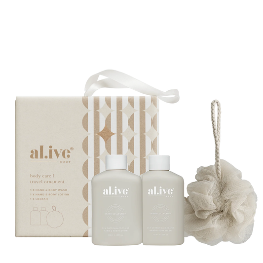 Holiday Body Care Travel Set Sea Cotton & Coconut