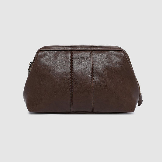 Albie Cosmetic Case Saddle Chocolate