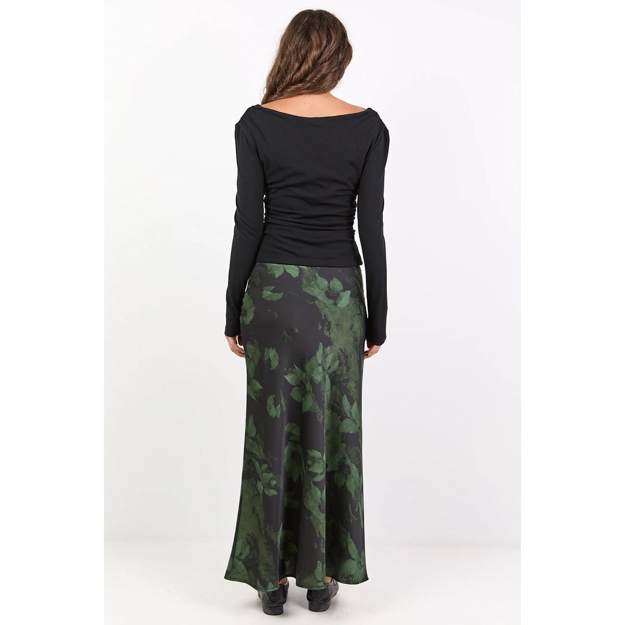 Prodigy Green Shadow Garden Satin Skirt