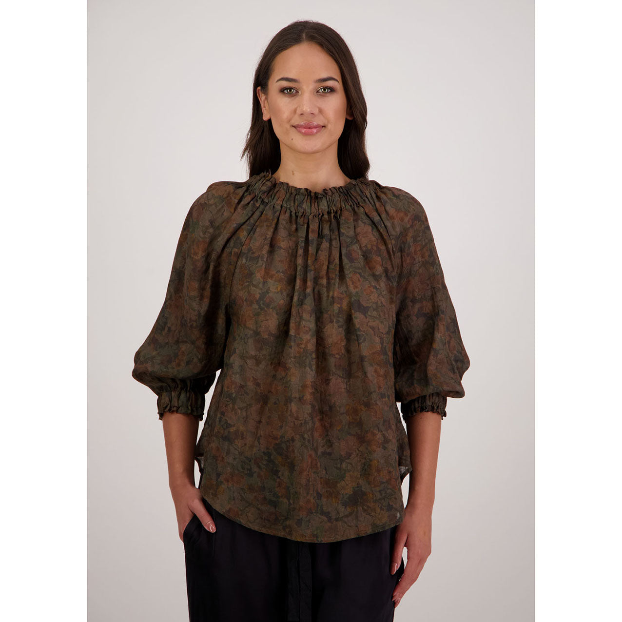 Annabella Top Pink Floral