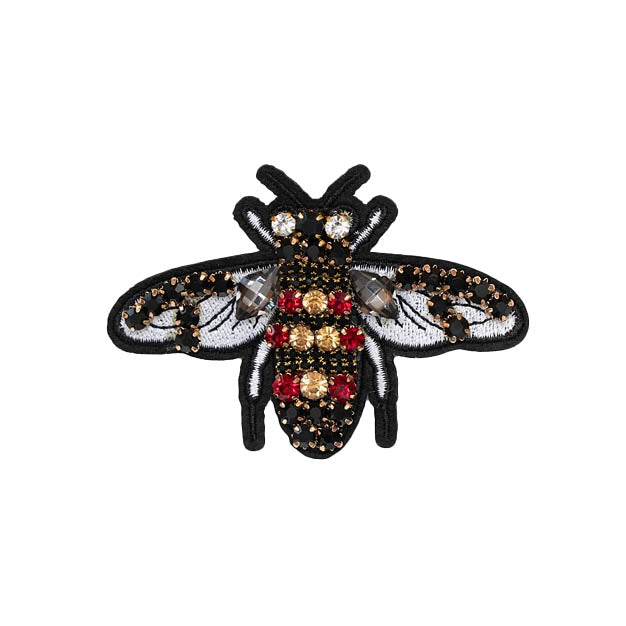 Ruby Bee Brooch