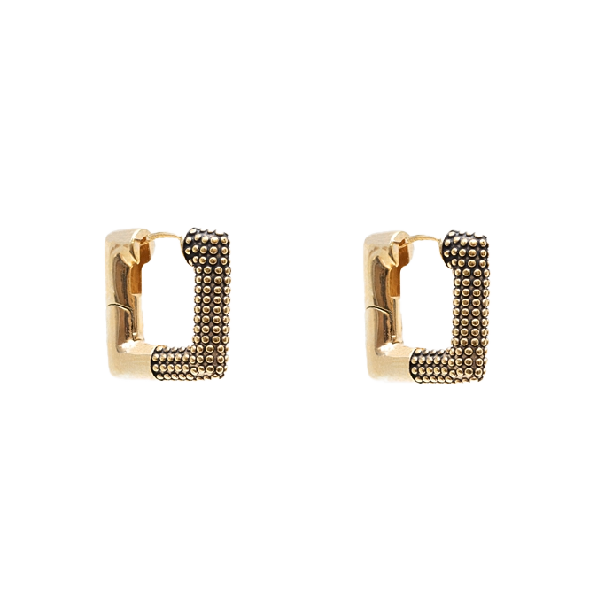 Metro Square Hoop Earring