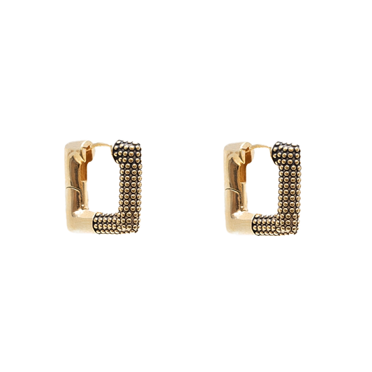 Metro Square Hoop Earring