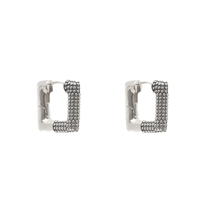 Metro Square Hoop Earring