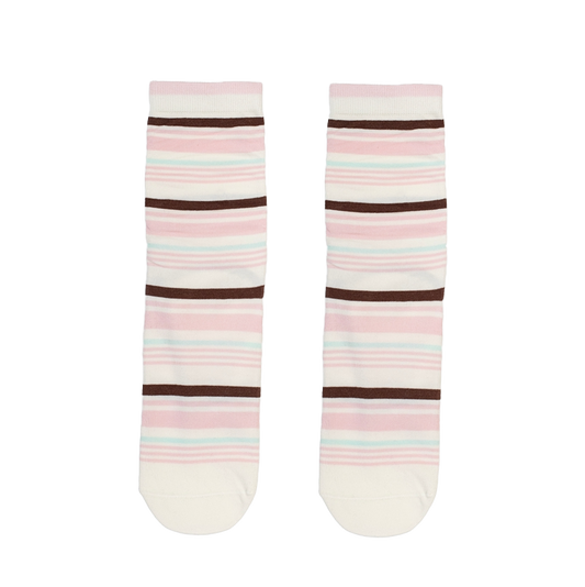 Pink Bar Stripe Socks