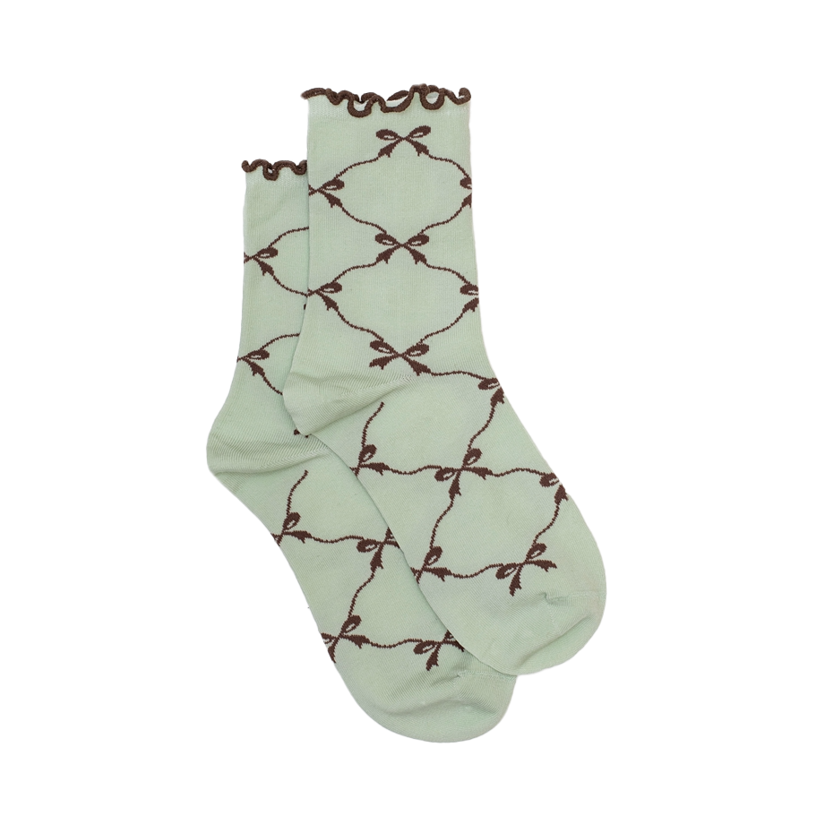 Bow Lattice Socks