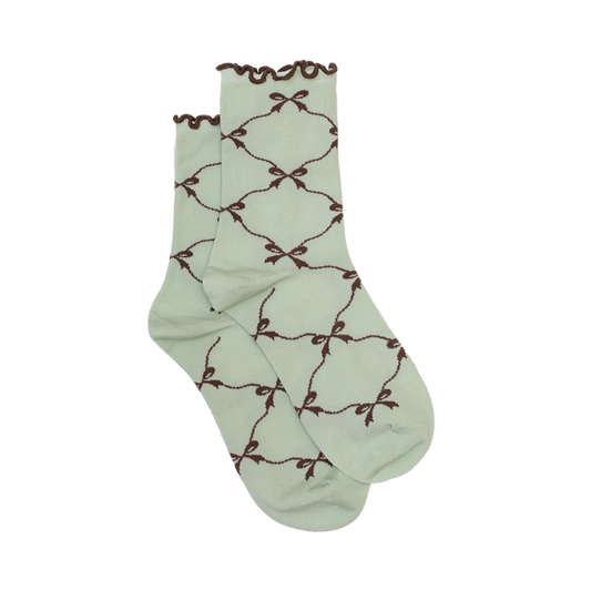 Bow Lattice Socks
