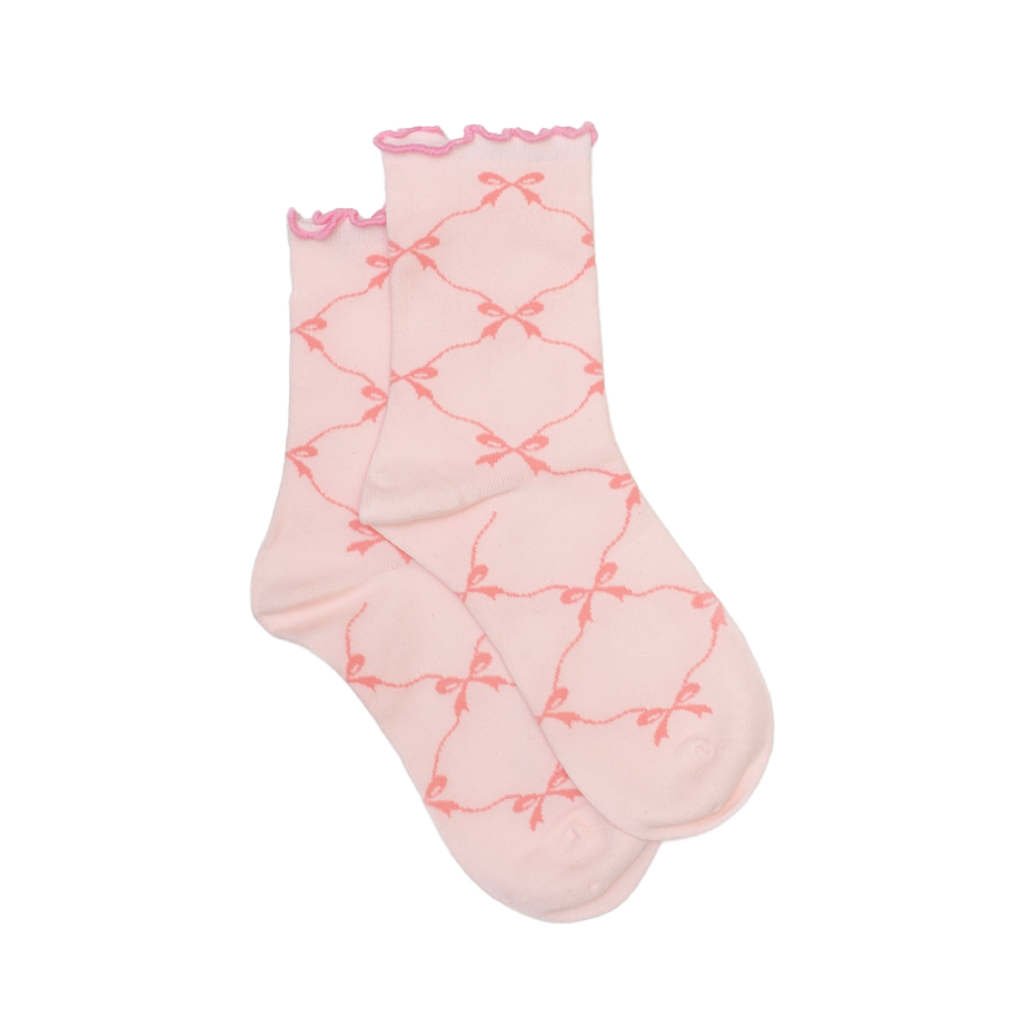 Bow Lattice Socks
