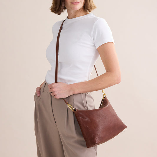 Juju & Co Augusta Crossbody Bag Cognac