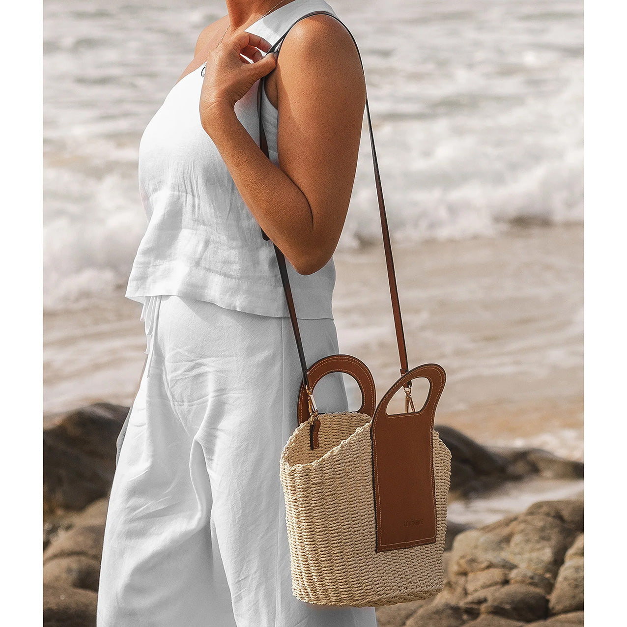 Avoca Basket Bag Natural/Tan