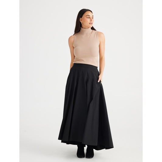 Brave & True Zoe Skirt Black