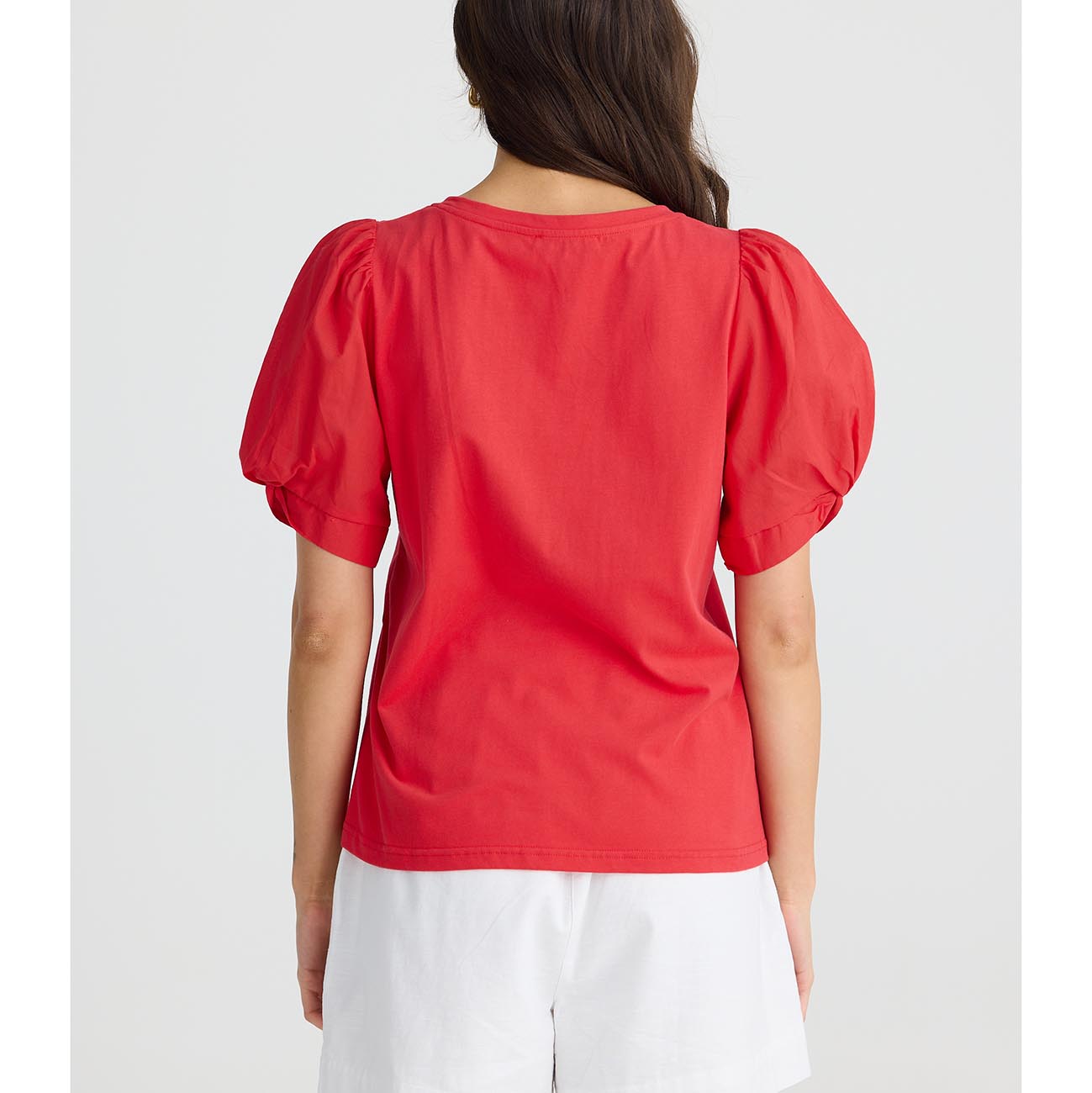 Abigail V-Neck Tee Chilli