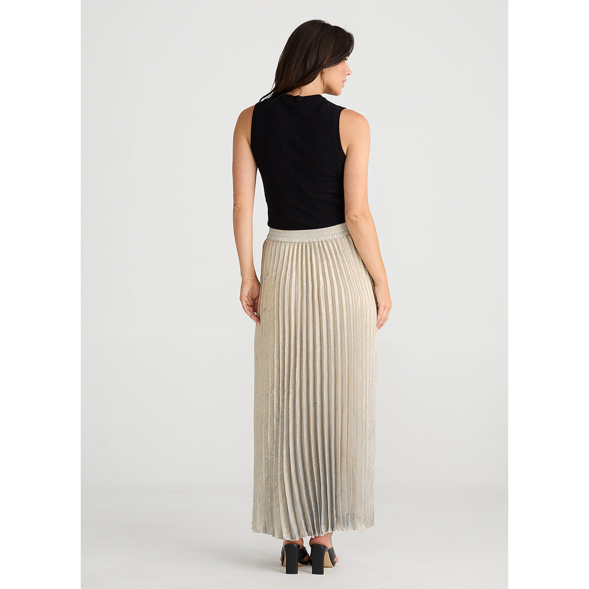 Alias Pleated Skirt Champagne