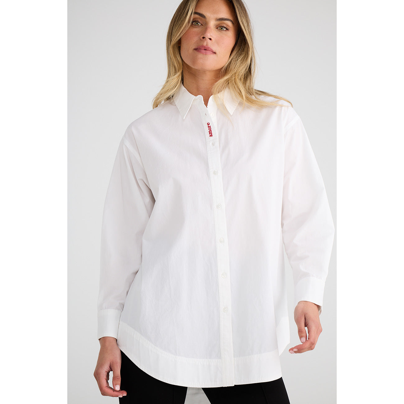 Gemma Shirt White Je t'aime