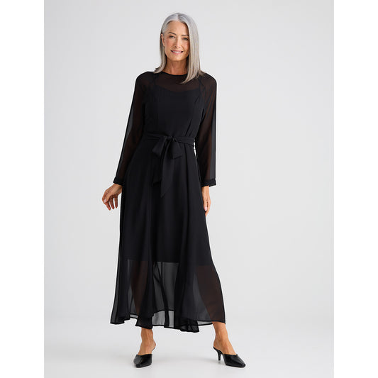 Onella Midi Dress Black