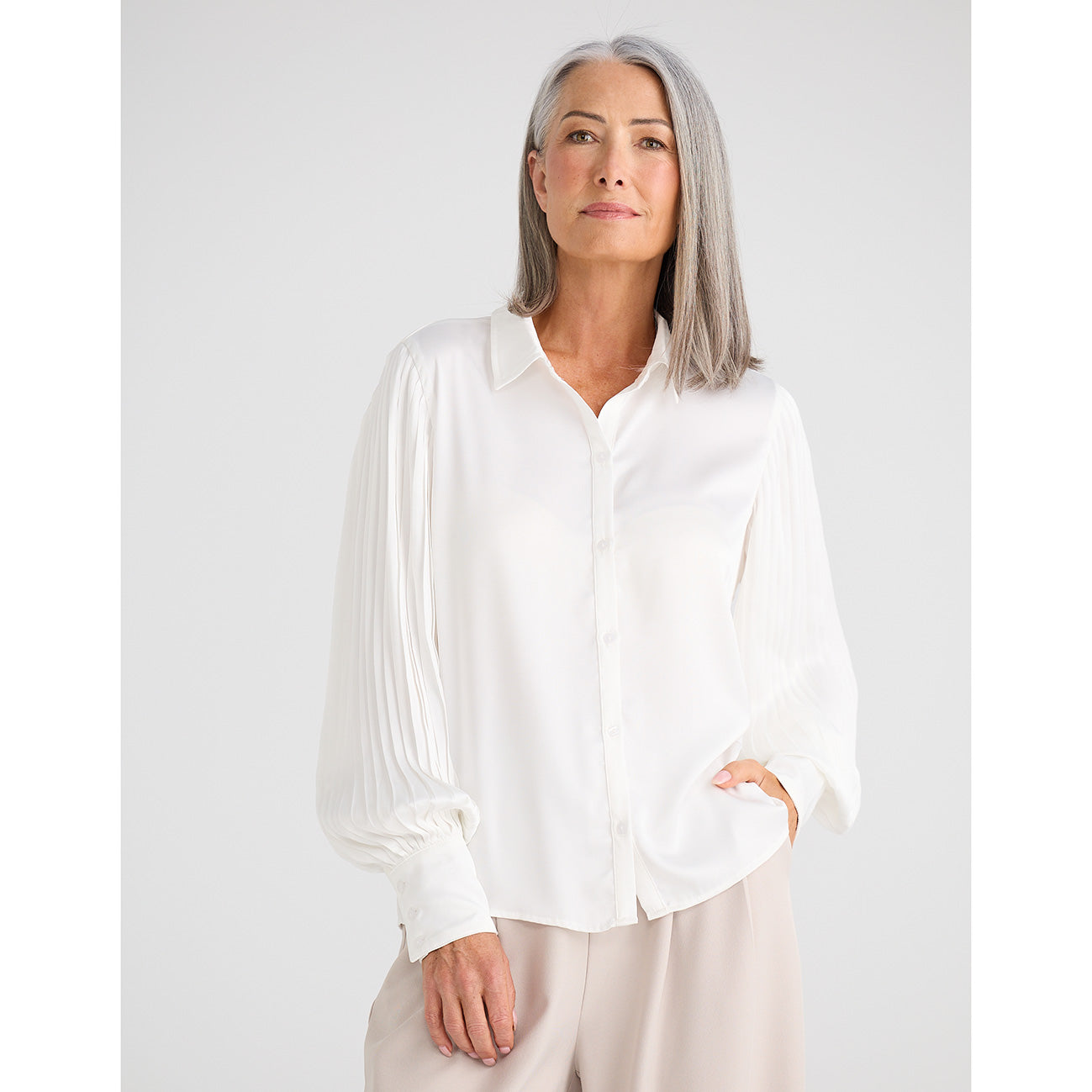 Rhonda Blouse Ivory