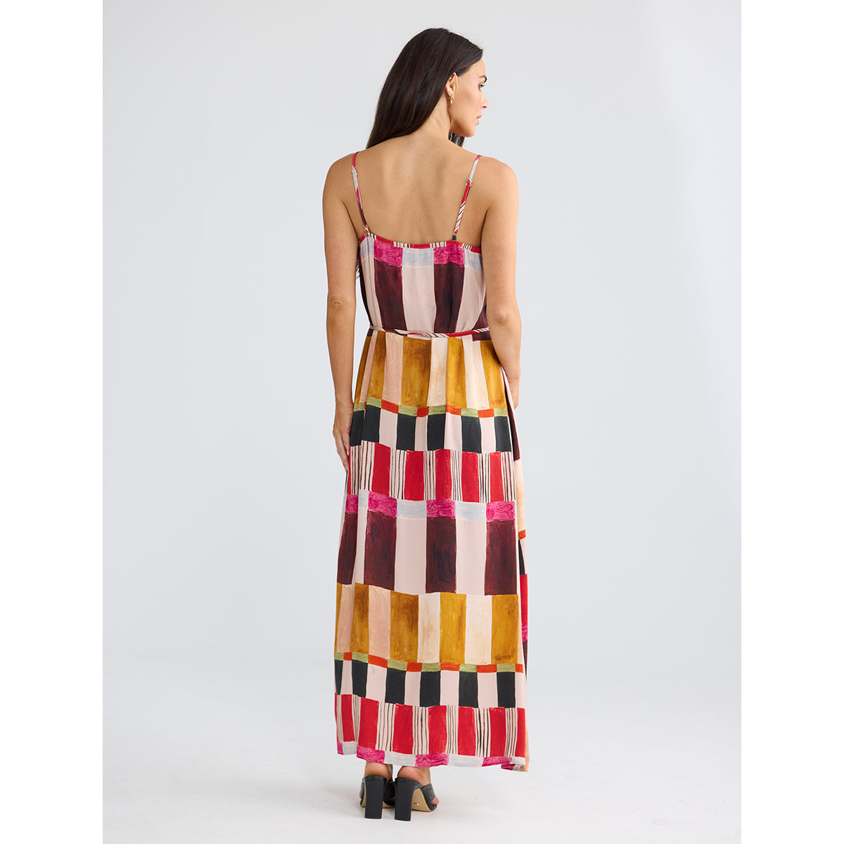 Elsbeth Maxi Dress Painterly Geo