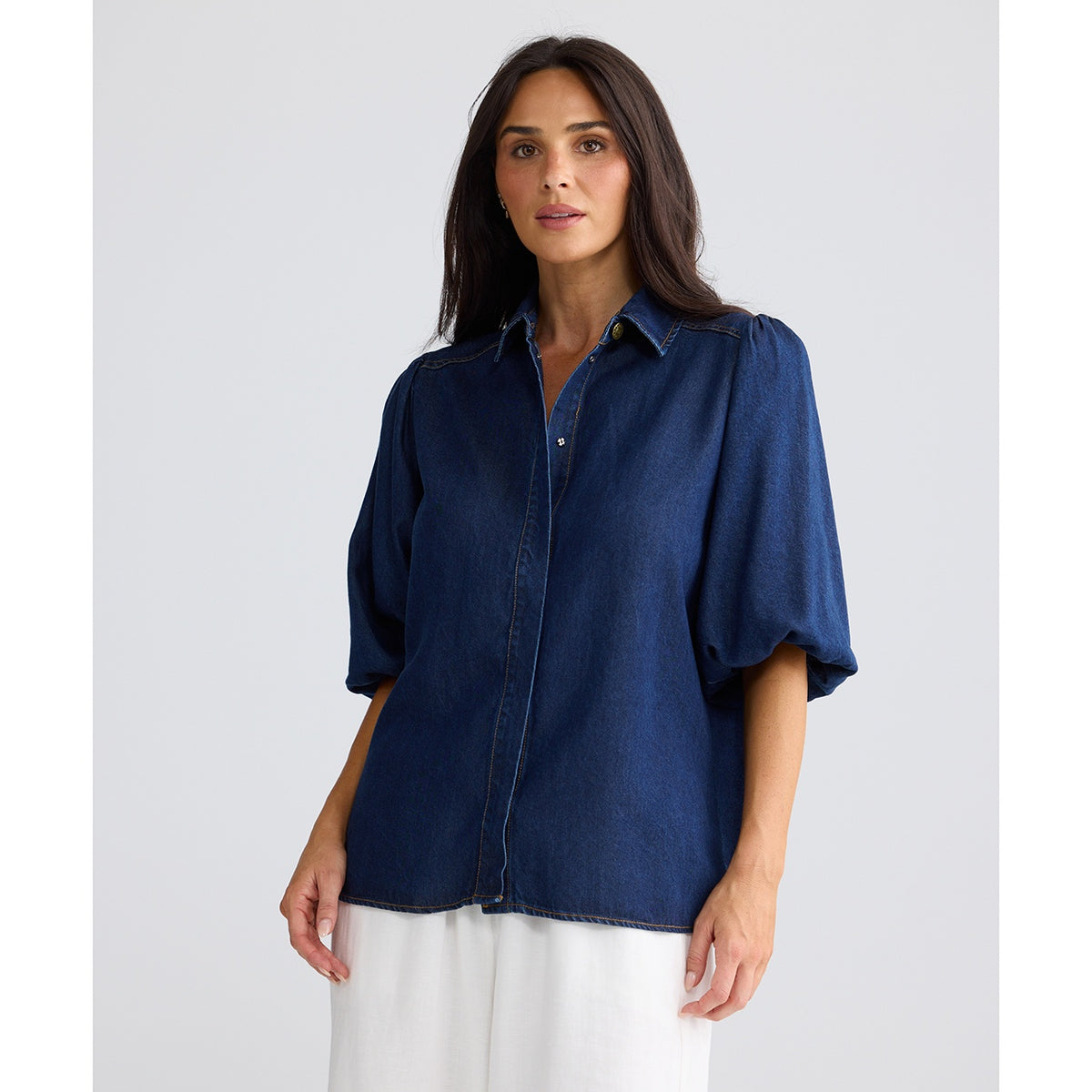 Zelda Blouse Indigo