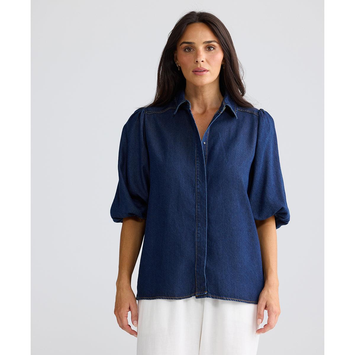 Zelda Blouse Indigo