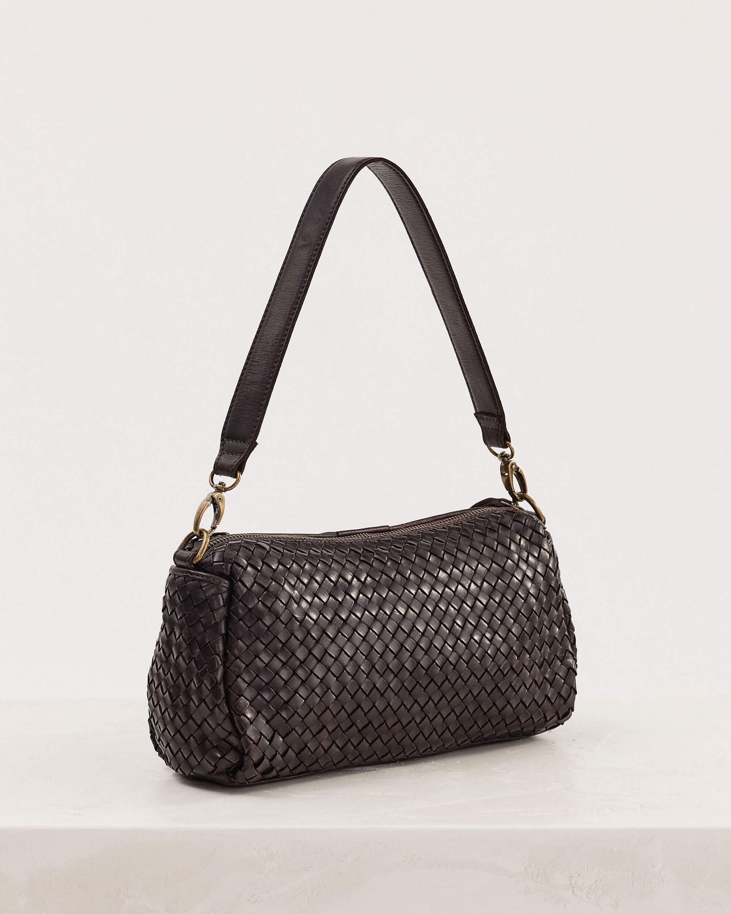 Basque Midi Bag Chocolate